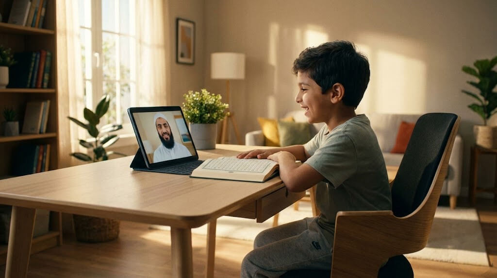 تحفيظ قرآن عن بعد للأطفال في السعودية بأمان من المنزل