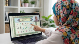 طفل سعودي يحصل على تركيز فردي كامل في حلقة تحفيظ قرآن عن بعد