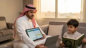 أب سعودي يقارن أسعار حلقات تحفيظ القرآن عن بعد لاختيار الأفضل لابنه.