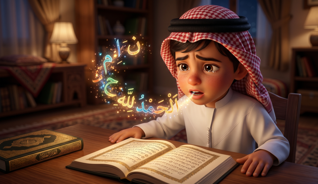 علاج التأتأة و صعوبة النطق بالقرآن للأطفال