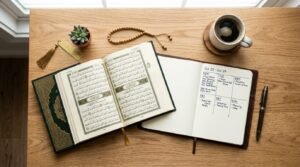 تصميم جدول دقيق لضمان أسرع الطرق لحفظ القرآن كاملاً