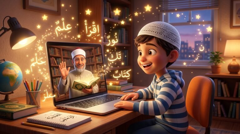 معلم قرآن اون لاين للأطفال: 7 شروط قبل الاشتراك حتى لا تضيعي وقت طفلك