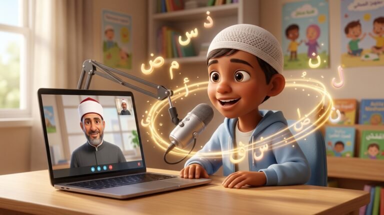 تعليم التجويد للأطفال بطريقة سهلة بدون تعقيد: دليل عملي للأمهات