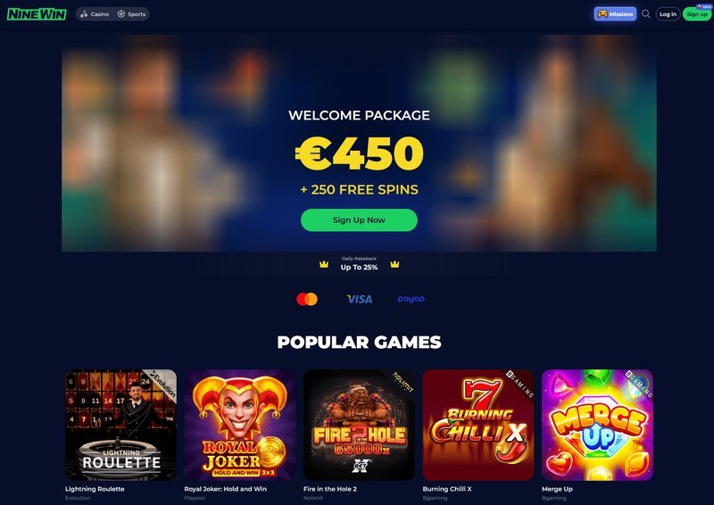 Experience the Thrill of Ninewin Online Casino in the UK Today in United Kingdom
