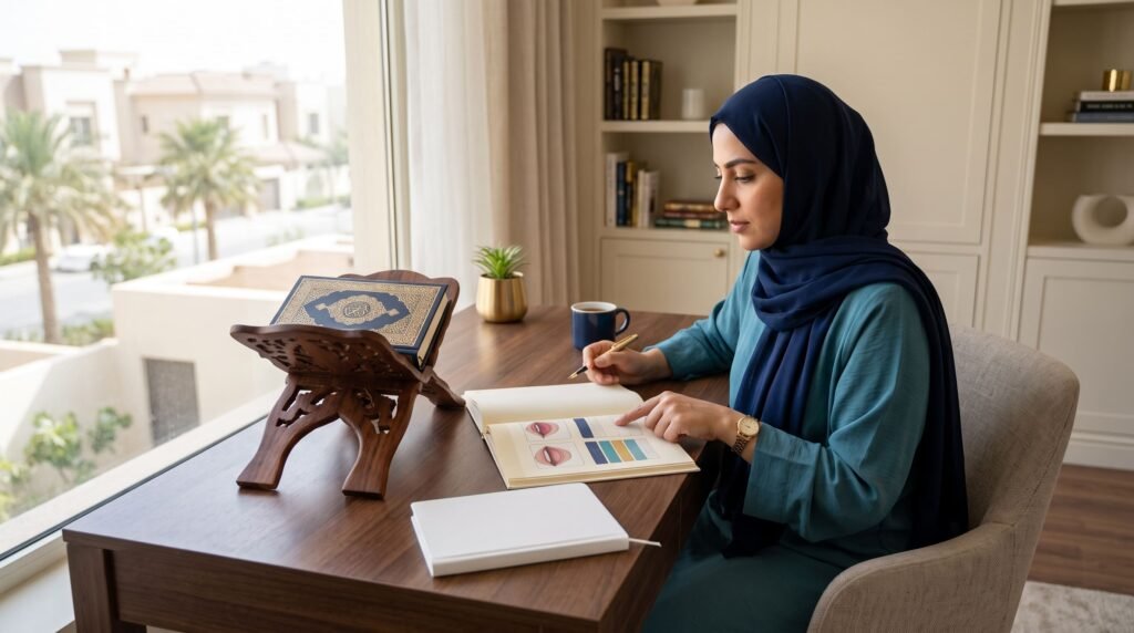 Alt: ملخص أحكام التجويد للمبتدئين مع مراجعة أهم قواعد التلاوة