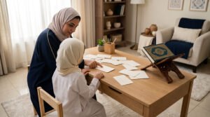 القاعدة النورانية الدرس الأول مع تدريب الطفل على التعرف على الحروف