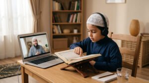 تدريب الطفل على القراءة من المصحف