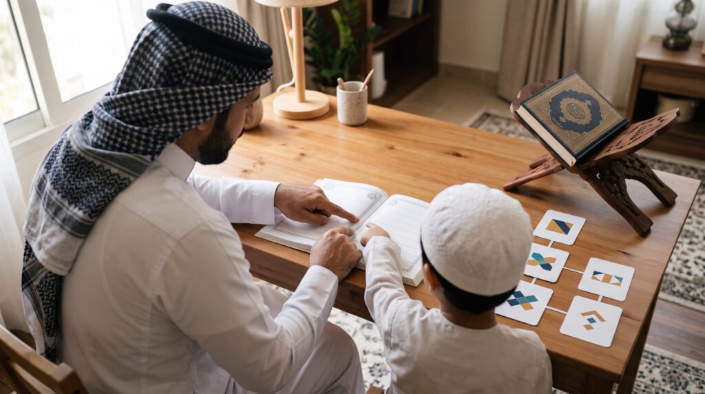 القاعدة النورانية الدرس الثاني والحروف الهجائية المركبة