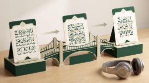 Noorani Qaida learner moving from English transliteration to direct Arabic reading