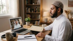 Quran memorization with an online teacher